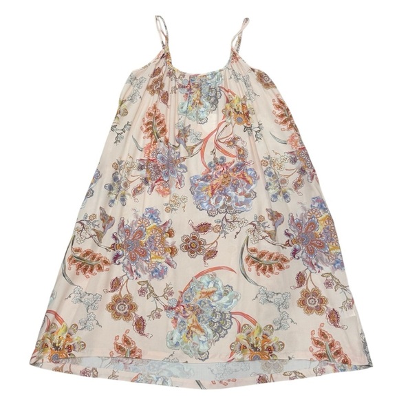 Papinelle Women’s Large Coco Cream Floral Paisley Nightgown Chemise Pockets NWT - Picture 8 of 13